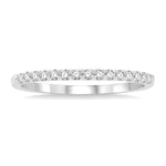 Load image into Gallery viewer, 1/5 Ctw Round Cut Diamond Wedding Band in 14K White Gold