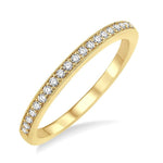 Load image into Gallery viewer, 1/5 Ctw Round Cut Diamond Wedding Band in 14K Yellow Gold