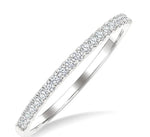 Load image into Gallery viewer, 1/5 Ctw Round Cut Diamond Wedding Band in 14K White Gold