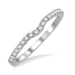 Load image into Gallery viewer, 1/5 Ctw Round Cut Diamond Wedding Band in 14K White Gold