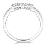 Load image into Gallery viewer, 1/3 Ctw Round Cut Diamond Wedding Band in 14K White Gold