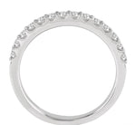 Load image into Gallery viewer, 1/2 Ctw Round Cut Diamond Wedding Band in 14K White Gold