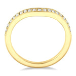 Load image into Gallery viewer, 1/5 Ctw Round Cut Diamond Wedding Band in 14K Yellow Gold