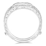 Load image into Gallery viewer, 1/3 Ctw Round Diamond Insert Ring in 14K White Gold