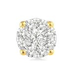 Load image into Gallery viewer, 1/6 Ctw Lovebright Round Cut Diamond Stud Earrings in 14K Yellow Gold
