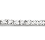 Load image into Gallery viewer, 1 Ctw Square Shape Round Cut Diamond Tennis Bracelet in 14K White Gold