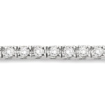 Load image into Gallery viewer, 2 Ctw Square Shape Round Cut Diamond Tennis Bracelet in 14K White Gold