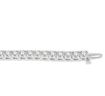 Load image into Gallery viewer, 8 Ctw Square Shape Round Cut Diamond Tennis Bracelet in 14K White gold