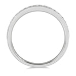 Load image into Gallery viewer, 1/3 Ctw Round Cut Diamond Wedding Band in 14K White Gold