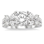 Load image into Gallery viewer, 1 Ctw Diamond Semi-Mount Engagement Ring in 14K White Gold