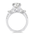 Load image into Gallery viewer, 1 Ctw Diamond Semi-Mount Engagement Ring in 14K White Gold