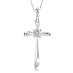 Load image into Gallery viewer, 1/20 Ctw Round Cut Diamond Pendant in 14K White Gold with Chain