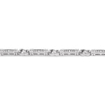 Load image into Gallery viewer, 1/10 Ctw Knot Shape Round Cut Diamond Link Bracelet in Sterling Silver