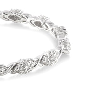 1/6 Ctw Round Cut Diamond Bracelet in Sterling Silver