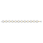 Load image into Gallery viewer, 1/10 Ctw Round Cut Diamond Fashion Bracelet in Sterling Silver