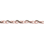 Load image into Gallery viewer, 1/4 Ctw Round cut Champagne Brown Diamond Infinity Bracelet in 10K Rose Gold