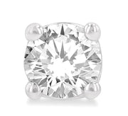 3/8 Ctw Round Cut Diamond Stud Earring in 14K White Gold