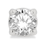 Load image into Gallery viewer, 1/4 Ctw Round Cut Diamond Stud Earring in 14K White Gold