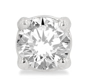 1/4 Ctw Round Cut Diamond Stud Earring in 14K White Gold