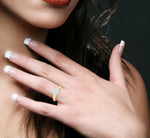 Load image into Gallery viewer, 1 Ctw Lovebright Round Cut Diamond Ring in 14K Yellow and White Gold