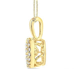 Load image into Gallery viewer, 1/3 Ctw Diamond Emotion Pendant in 14K Yellow Gold with Chain