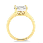 Load image into Gallery viewer, 1/2 Ctw Lovebright Round Cut Diamond Ring in 14K Yellow and White Gold