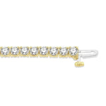 Load image into Gallery viewer, 8 Ctw Round Cut Diamond Tennis Bracelet in 14K Yellow Gold