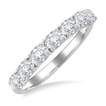 Load image into Gallery viewer, 1 Ctw East-West Oval Cut Diamond Fashion Band in 14K White Gold