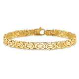 14k Polished Fancy Link Bracelet