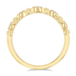 Load image into Gallery viewer, 1/20 Ctw Marquise Link Round Cut Diamond Wedding Band in 14K Yellow Gold