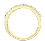 Load image into Gallery viewer, 7/8 Ctw 5-Stone Mixed Shape Diamond Fashion Band in 14K Yellow Gold