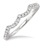 Load image into Gallery viewer, 1/5 Ctw Round Cut Diamond Matching Wedding Band in 14K White Gold