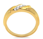 Load image into Gallery viewer, 1/8 Ctw Round Cut Diamond Women's Ring in 10K Yellow Gold