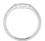Load image into Gallery viewer, 1/6 Ctw Round Cut Diamond Wedding Band in 14K White Gold