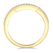 1/6 Ctw Round Cut Diamond Wedding Band in 14K Yellow Gold