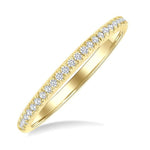 Load image into Gallery viewer, 1/8 Ctw Round Cut Diamond Wedding Band in 14K Yellow Gold