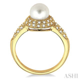 Pearl & Diamond Ring