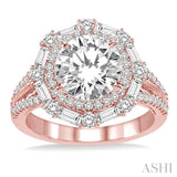 Semi-Mount Diamond Engagement Ring