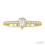 Pear Shape Diamond Engagement Ring