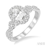 Oval Shape Diamond Engagement Ring