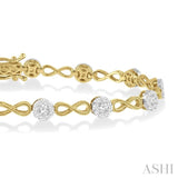 Lovebright Diamond Infinity Link Bracelet