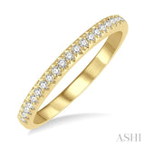 1/6 Ctw Classic Round Cut Diamond Wedding Band in 14K Yellow Gold