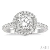 Semi-Mount Diamond Engagement Ring