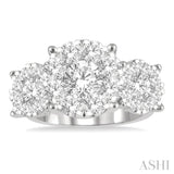 Past Present & Future Lovebright Essential Diamond Engagement Ring