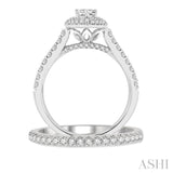 Pear Shape Diamond Wedding Set