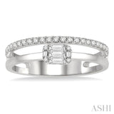 Double Row Fusion Diamond Ring