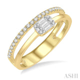 Double Row Fusion Diamond Ring