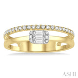 Double Row Fusion Diamond Ring