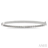 Pave-Set Diamond Fashion Bangle