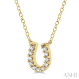 Horseshoe Petite Diamond Fashion Pendant